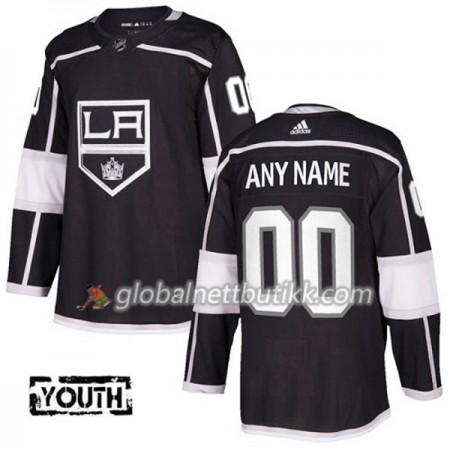 Los Angeles Kings Hockeydrakt Custom 2017-2018 Svart Adidas Authentic - Barn
